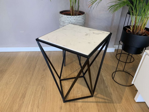 Helford Marble Square Table